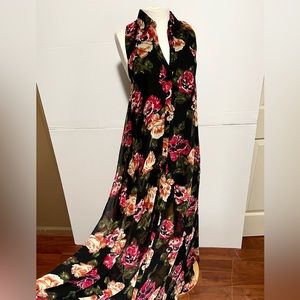 OSOS Floral Maxi Dress US size 6 NWT